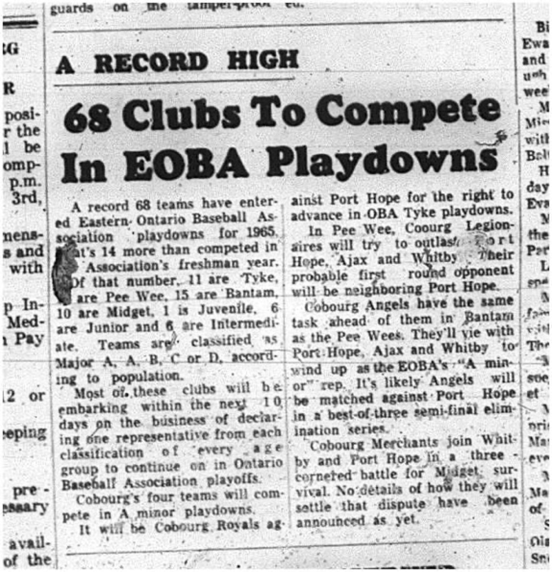 1965-07-28 Baseball - Boys - EOBA - Playdowns