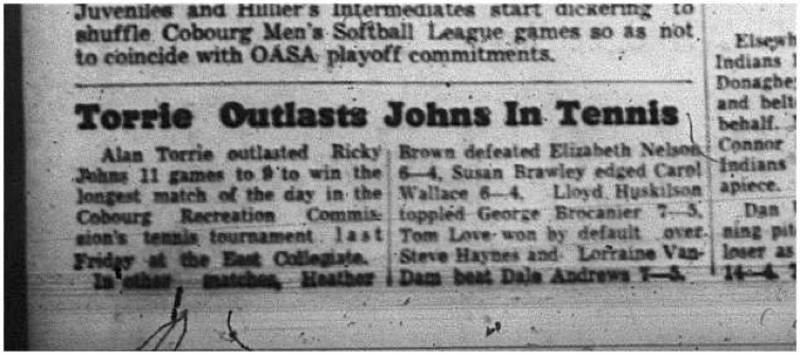 1965-07-28 Tennis - Boys - Alan Torrie Vs. Ricky Johns