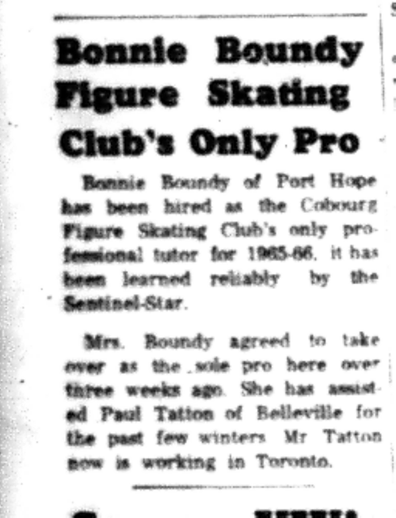 1965-08-18 Figure Skating -Mixed-Cobourg Clubs Only Pro
