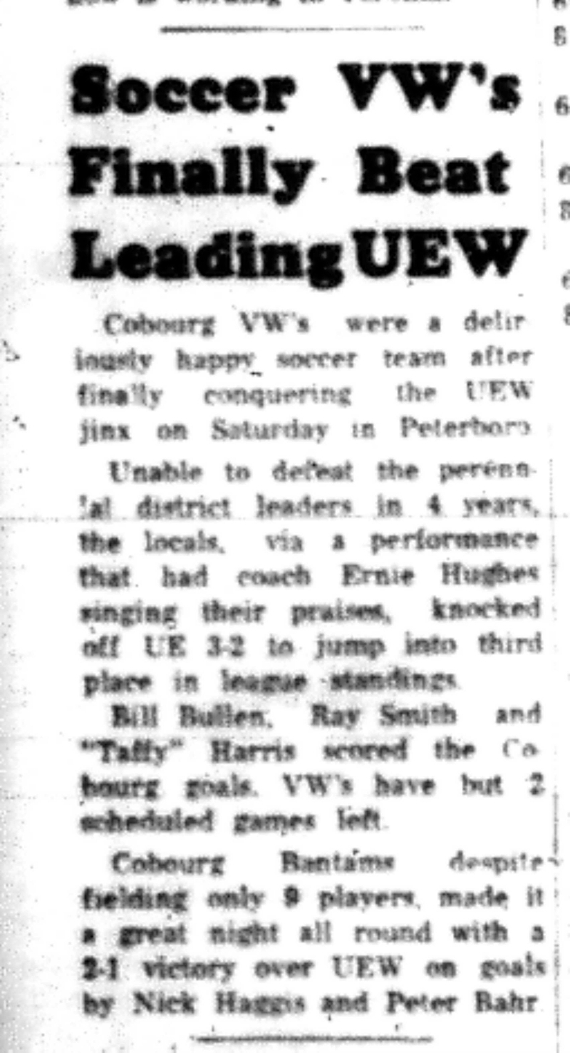 1965-08-18 Soccer -Boys-Cobourg vs Peterboro