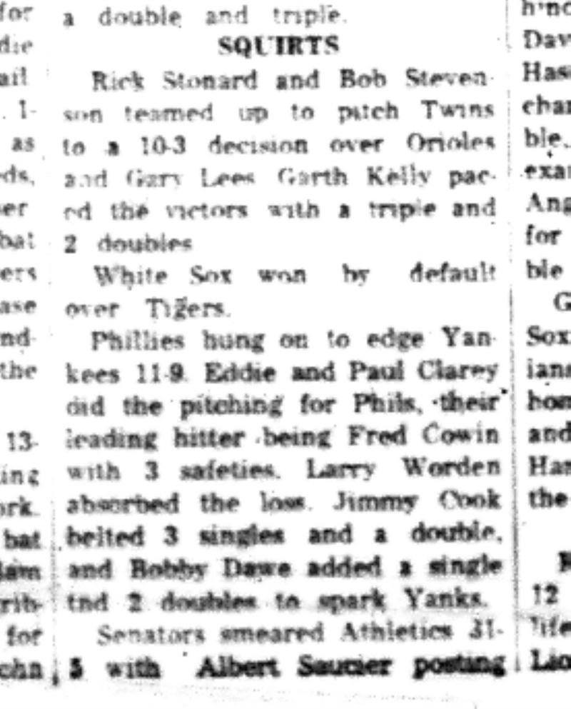 1965-08-18 Softball -Boys-CLMSL-Twins vs Orioles-A