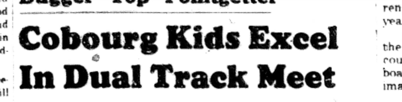1965-08-18 Track and Field -Mixed-Cobourg Kids Excel In Track Meet-A