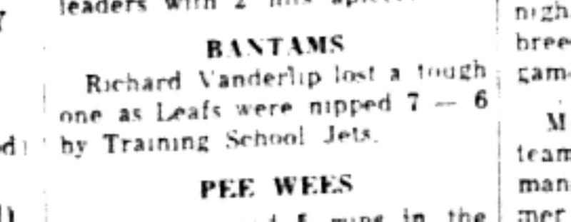 1965-08-25 Softball -Boys-CLMSL-Leafs vs Jets