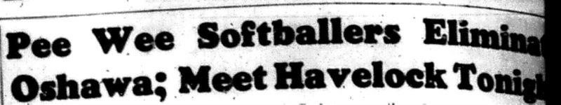 1965-09-01 Softball -Boys-OASA-Cobourg vs Oshawa-A