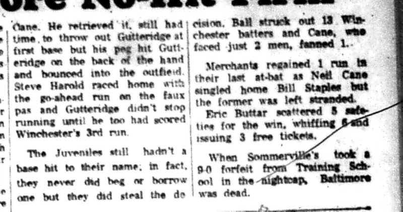 1965-09-01 Softball -Men-CMSL-WInchester vs Baltimore-C