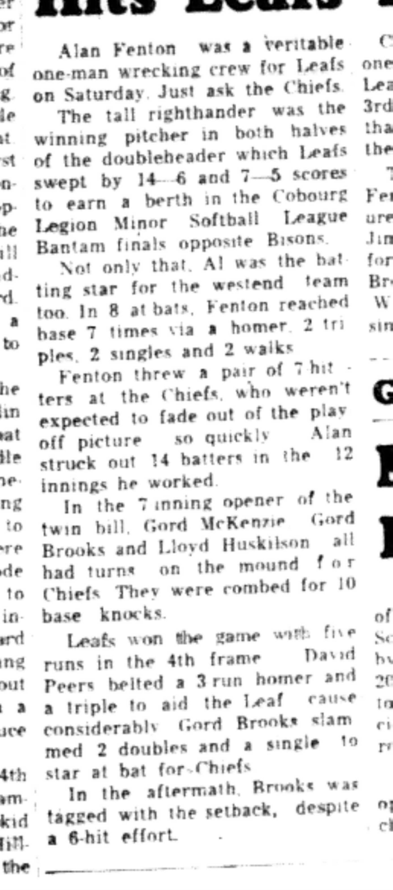 1965-09-15 Softball -Boys-CLMSL-Leafs vs Cheifs-B