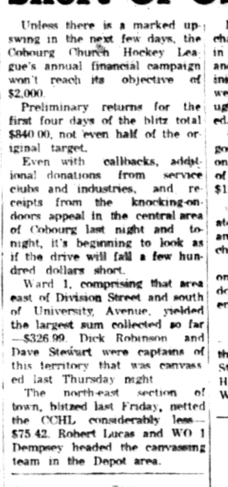 1965-10-20 Hockey -Boys-CCHL-Canvas Short Of Objective-B