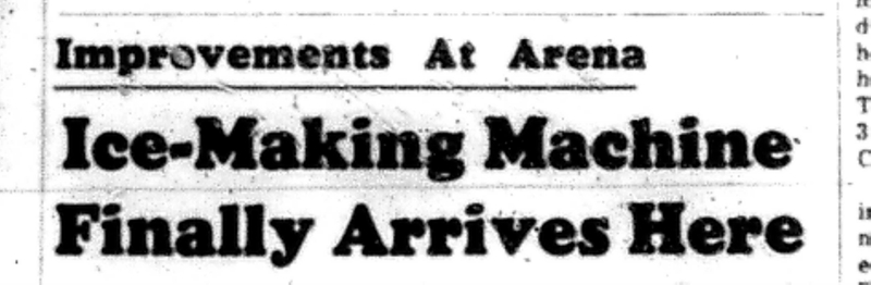 1965-10-20 Hockey -Mixed-Improvements Being Made To Arena-A