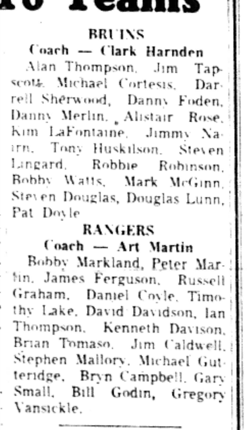 1965-11-02 Hockey -Boys-CCHL Mite Players Assigned Teams-C