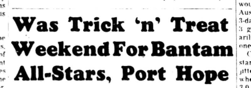 1965-11-02 Hockey -Boys-Port Hope All Stars vs Cobourg-A