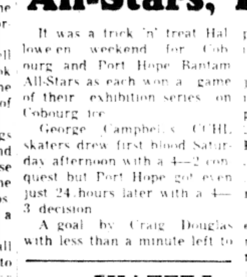 1965-11-02 Hockey -Boys-Port Hope All Stars vs Cobourg-B