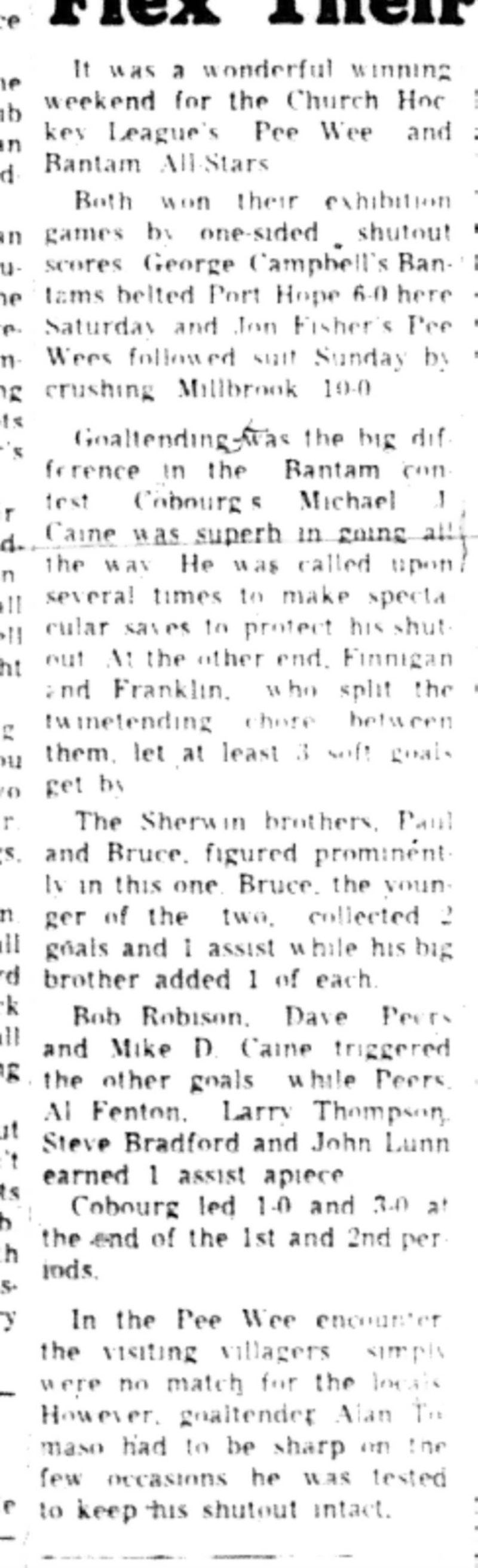 1965-11-10 Hockey -Boys-CCHL All Stars Win-B