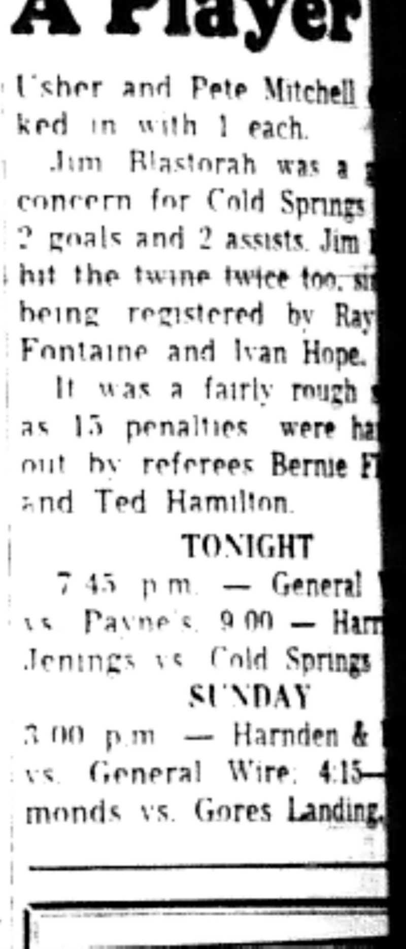 1965-11-10 Hockey -Men-CMHL-Gores Landing vs Payne Brothers-D