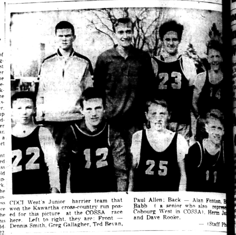 1965-11-10 School -Track and Field -Boys-CDCI West Team Photo