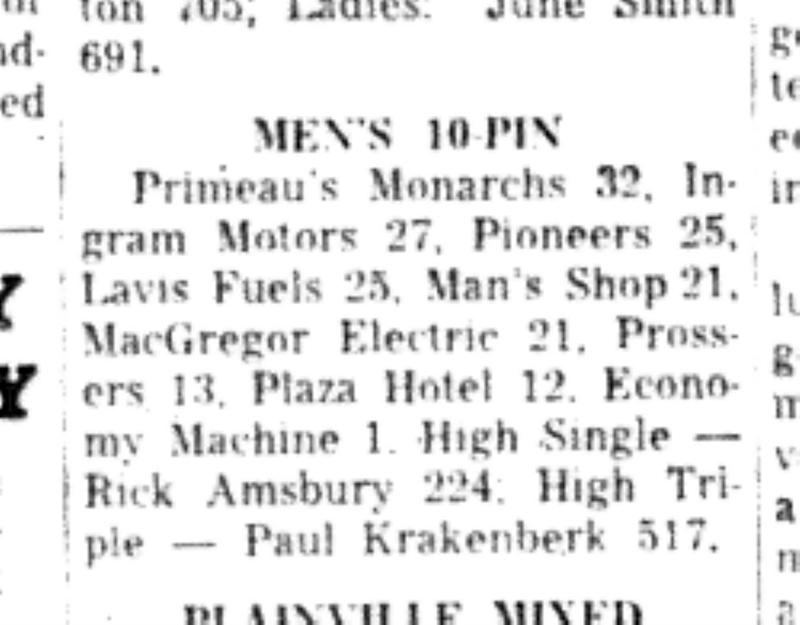 1965-11-17 Bowling -Mens-League Results
