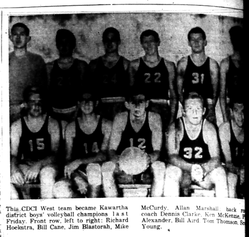 1965-11-17 School -Basketball -Boys-CDCI West Team Photo