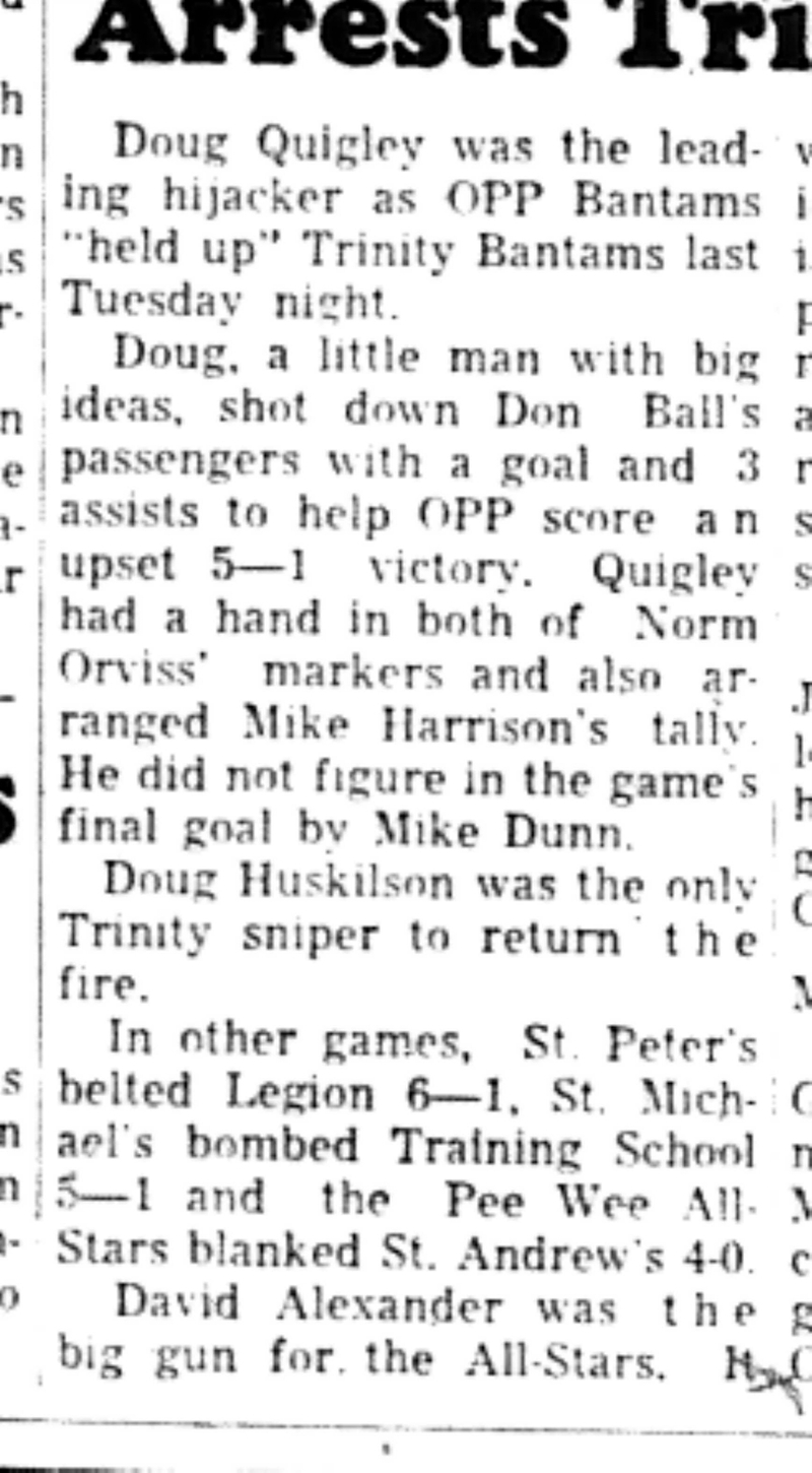 1965-12-01 Hockey -Boys-CCHL-OPP vs Trinity-B