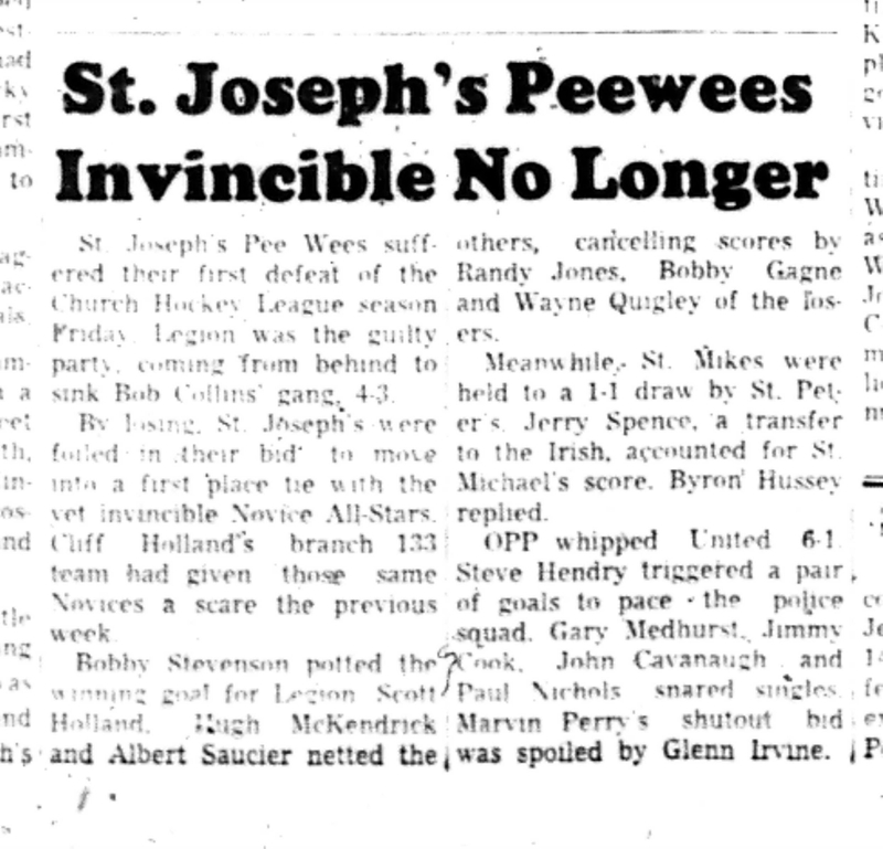 1965-12-22 Hockey -Boys-CCHL-St Josephs vs All Stars