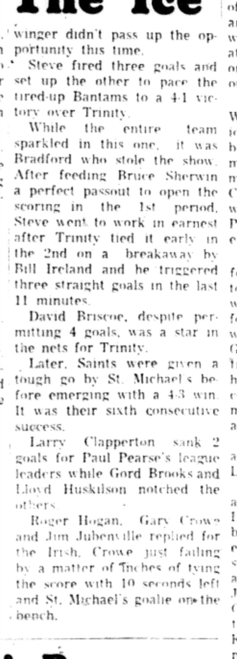 1965-12-22 Hockey -Boys-CCHL-Trinity vs All Stars-C