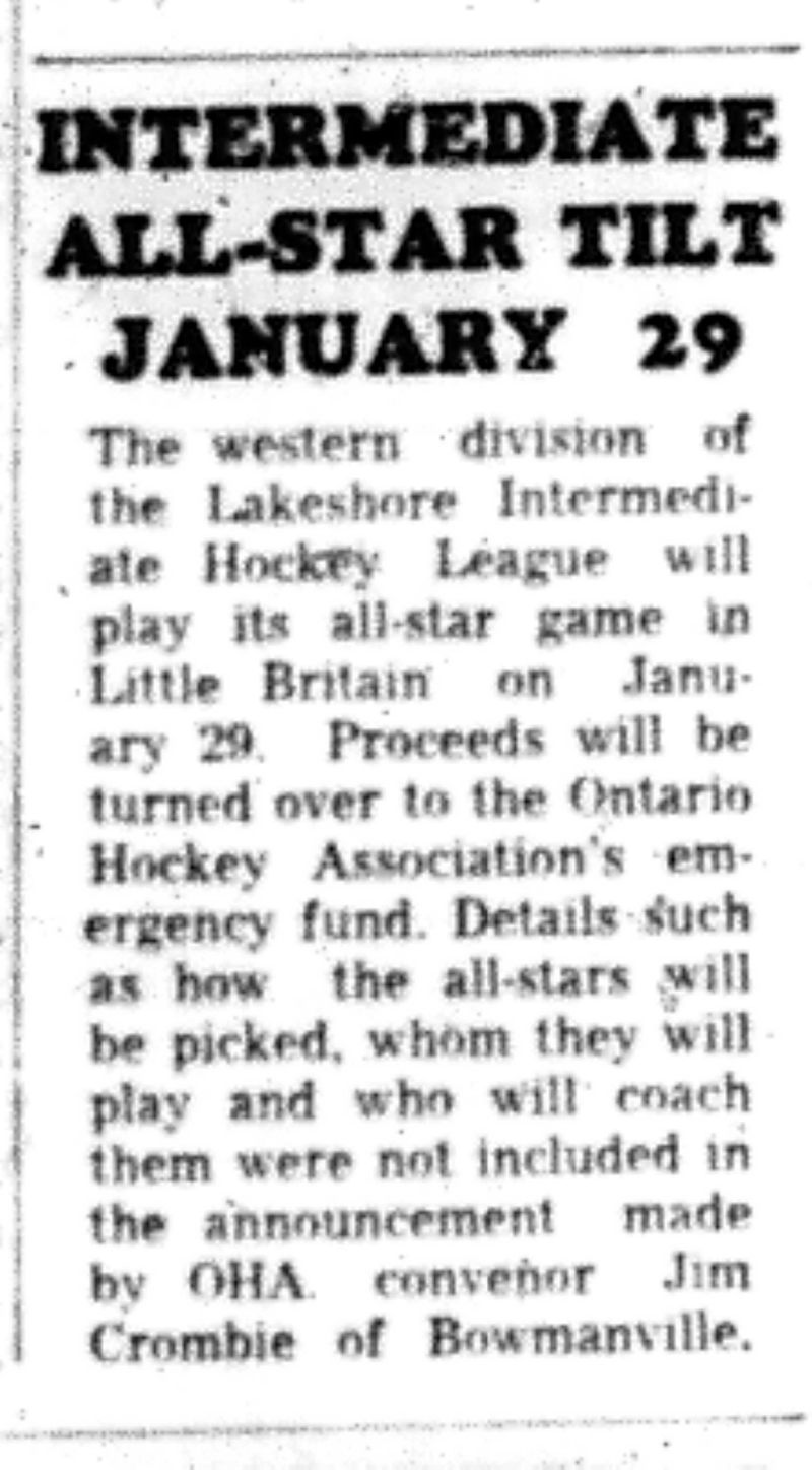 1965-12-29 Hockey -Boys-Lakeshore League All Star Game
