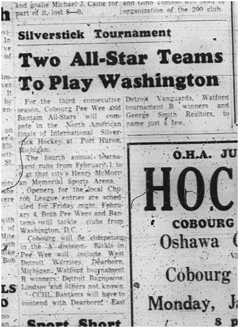 1966-01-12 Hockey -Boys -CCHL - All-Star Teams - Bantams - Peewees - Washington