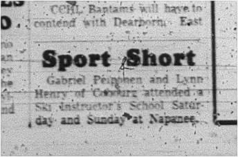 1966-01-12 Pigeon Racing -Men -Cobourg Pigeon Club - Napanee