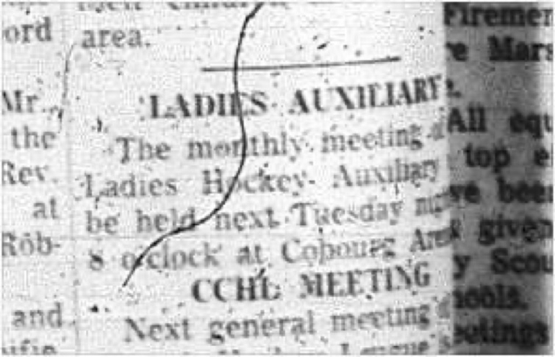 1966-01-26 Hockey -Ladies -Auxilliary - Monthly Meeting