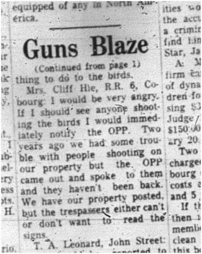 1966-01-26 Shooting -Men -Lindsay Area 2