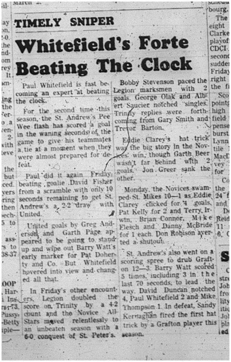 1966-02-15 Hockey -Boys -CCHL - St. Andews Peewees - Paul White Field