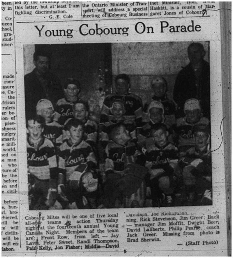 1966-02-15 Hockey -Boys -CCHL - Young Canada Night Parade
