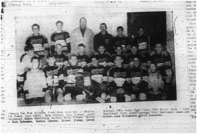 1966-02-15 Hockey -Boys -CCHL -Cobourg Peewee All-Stars - Team Picture