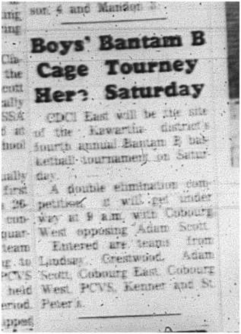 1966-02-15 School -Basketball -Boys -CDCI East - Bantam B Basketball Tournament