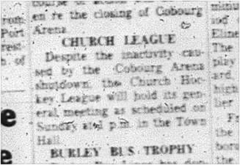 1966-02-22 Hockey -Boys -CCHL - General Meeting