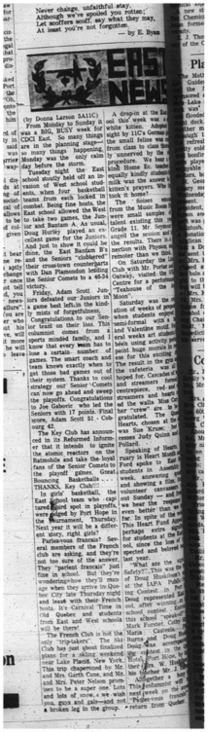 1966-02-22 School -CDCI East News1