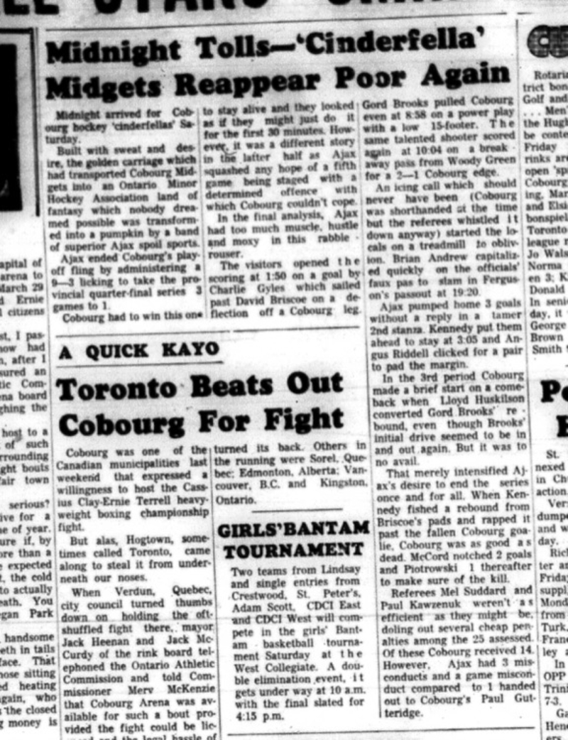 1966-03-09 Hockey -Boys -CCHL -Midgets