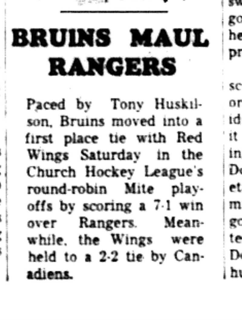 1966-03-23 Hockey -Boys -CCHL-Bruins vs Rangers