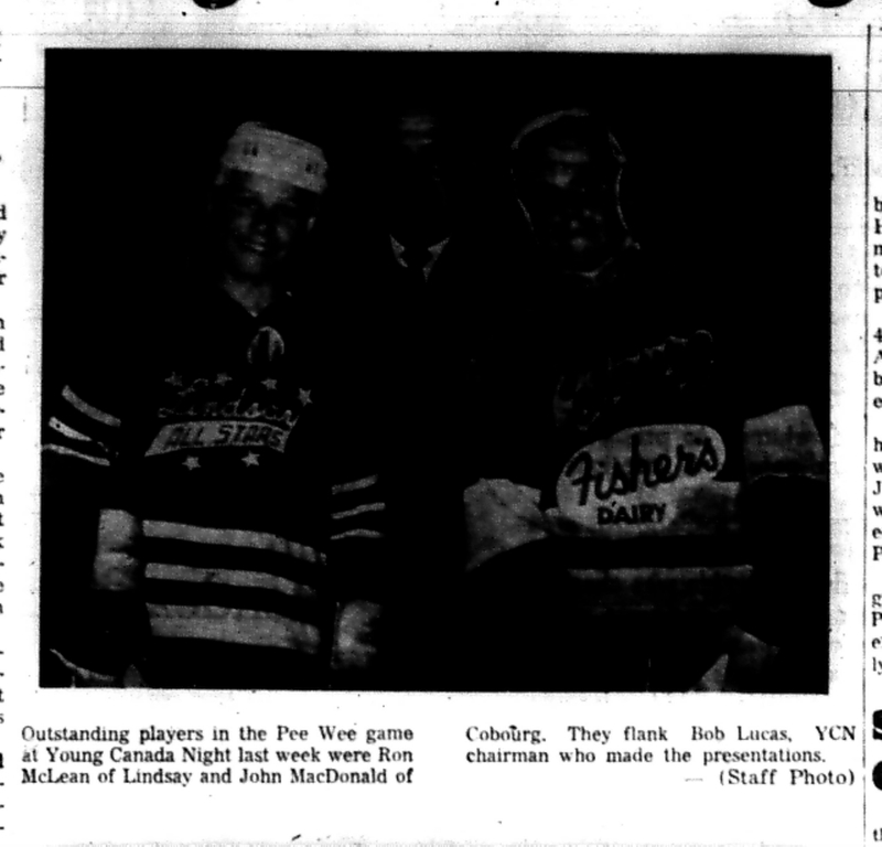 1966-03-23 Hockey -Boys -Outstanding Players From Young Canada Night