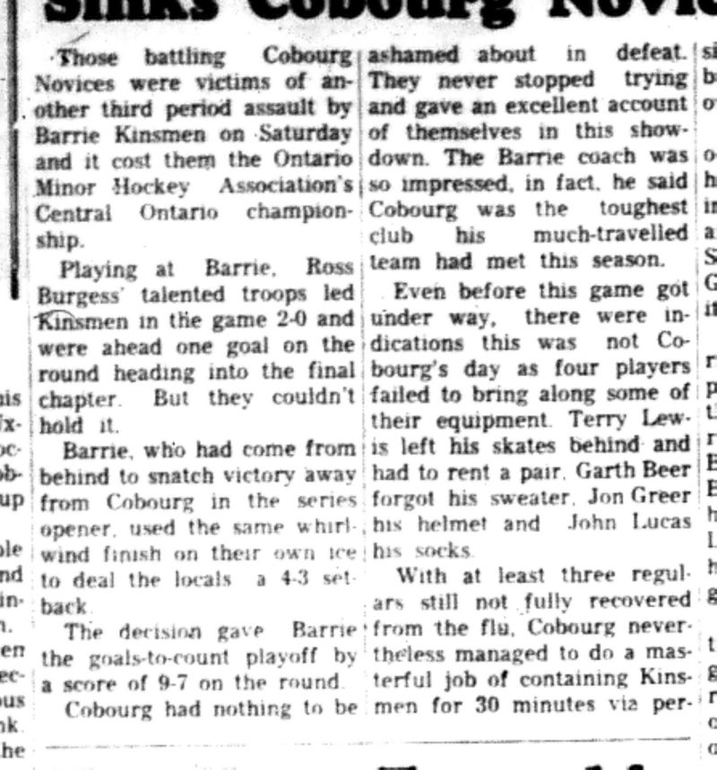 1966-03-30 Hockey -Boys -Cobourg vs Barrie-B