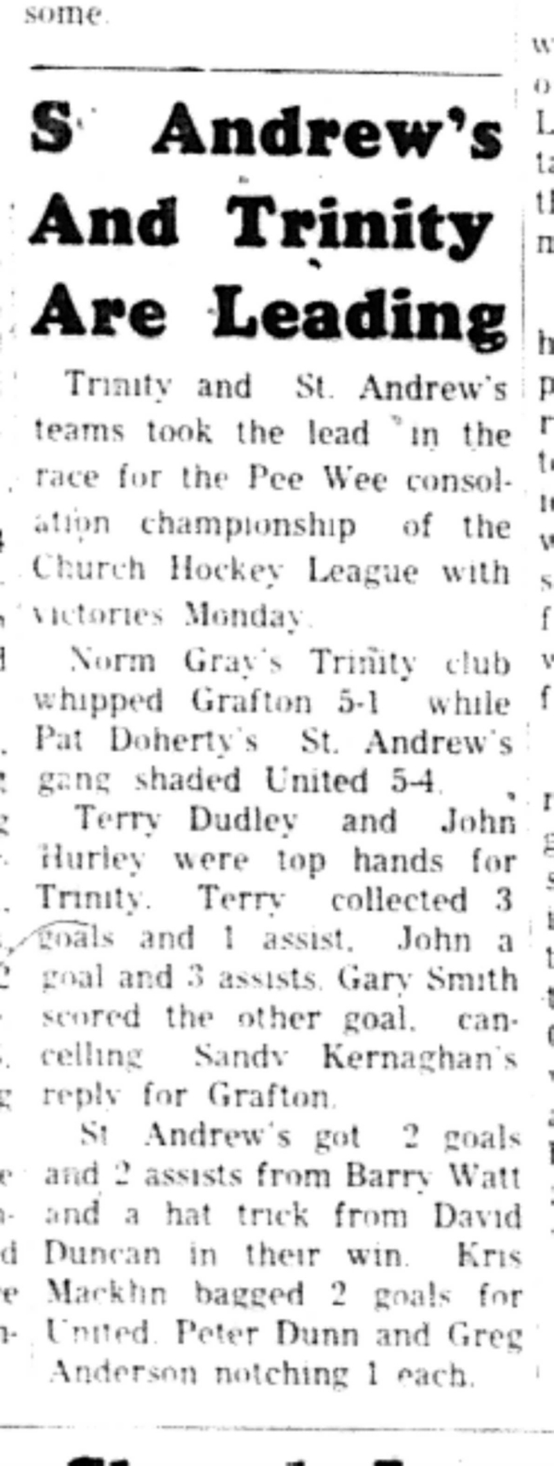 1966-04-06 Hockey -Boys -CCHL-St Andrews vs Trinity