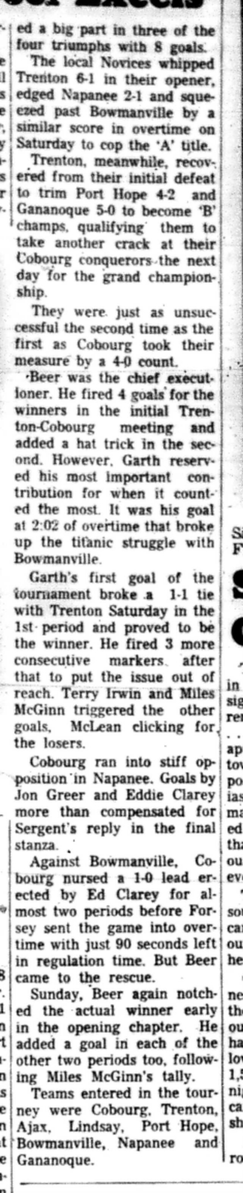 1966-04-06 Hockey -Boys -Cobourg Wins Grand Championship-C