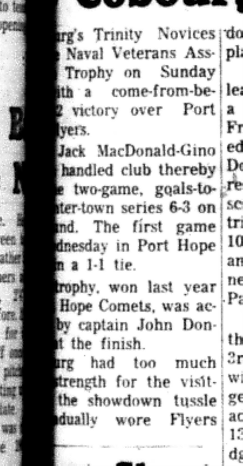 1966-04-06 Hockey -Boys -Trinity vs Port Hope-B