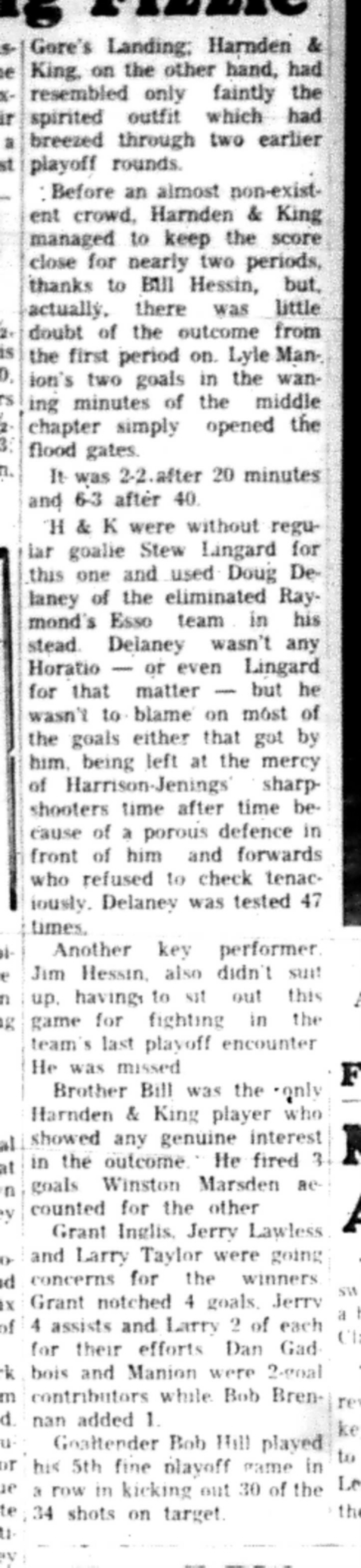 1966-04-06 Hockey -Men -CMHL-Harnden-King vs Harrison-Jennings-D