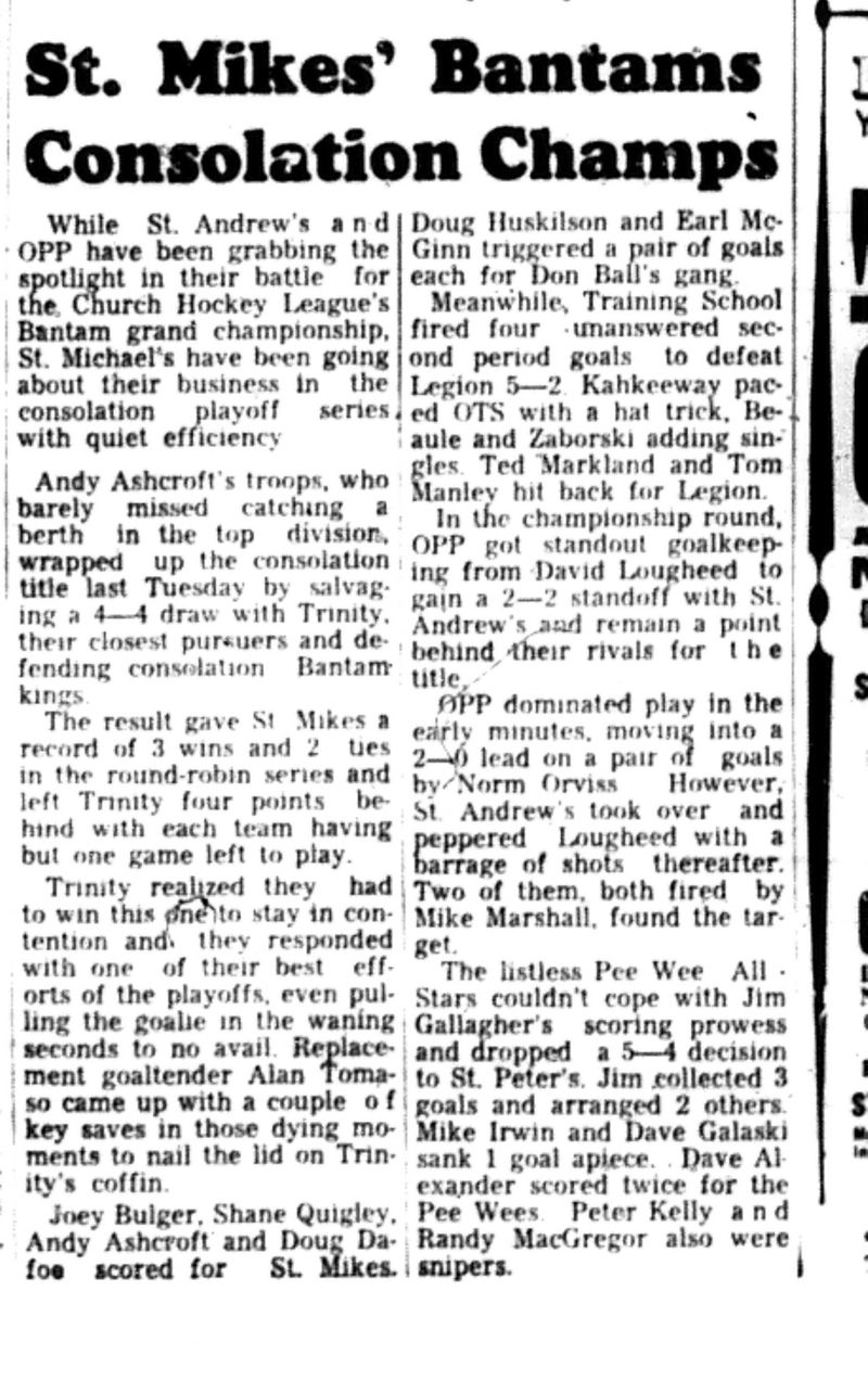 1966-04-12 Hockey -Boys -CCHL Consolation Champs-B