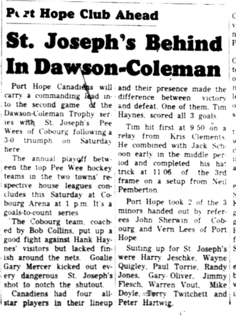 1966-04-12 Hockey -Boys -Cobourg vs Port Hope