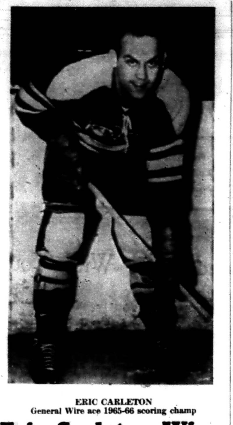 1966-04-12 Hockey -Men -CMHL-General Wire Scoring Leader