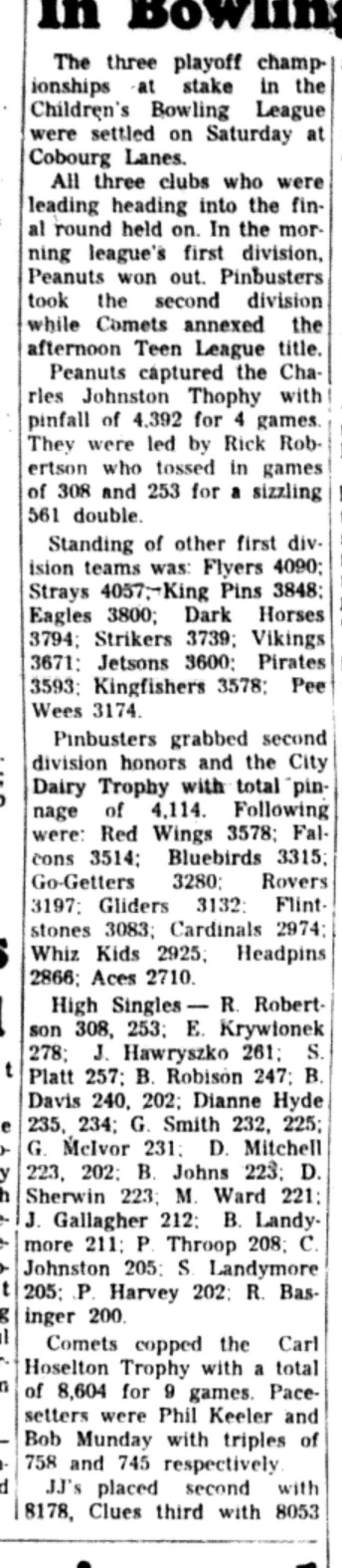1966-04-20 Bowling -Mixed -Champions Declared-B
