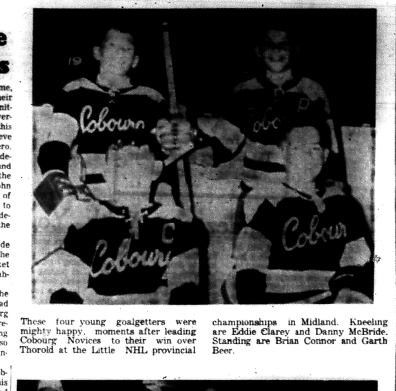 1966-04-20 Hockey -Boys -Cobourg Novices Win Little NHL-A