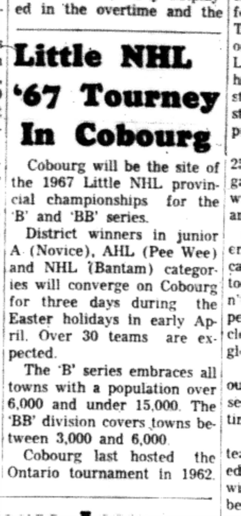 1966-04-20 Hockey -Boys -Little NHL Tournament