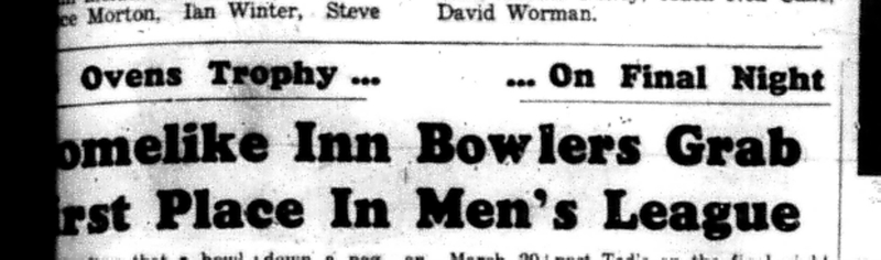 1966-04-27 Bowling -Men -Homelike Inn In First Place-A