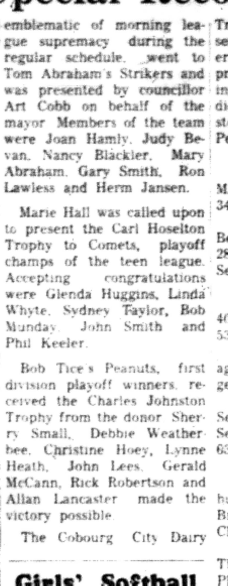 1966-04-27 Bowling -Mixed -Childrens League Closing Banquet-D